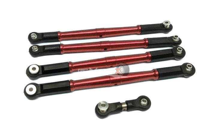 MadMax Arrma Alloy Turnbuckle Set - Red