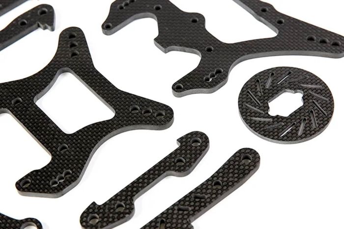 Rovan Shock Tower, Brace and Brake Disc Kit - Carbon