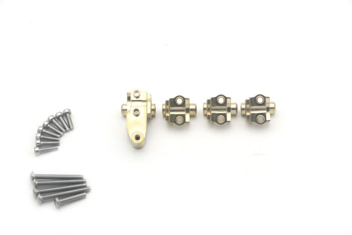 Atop RC Traxxas TRX-4 Brass Axle Mount Set (Complete)