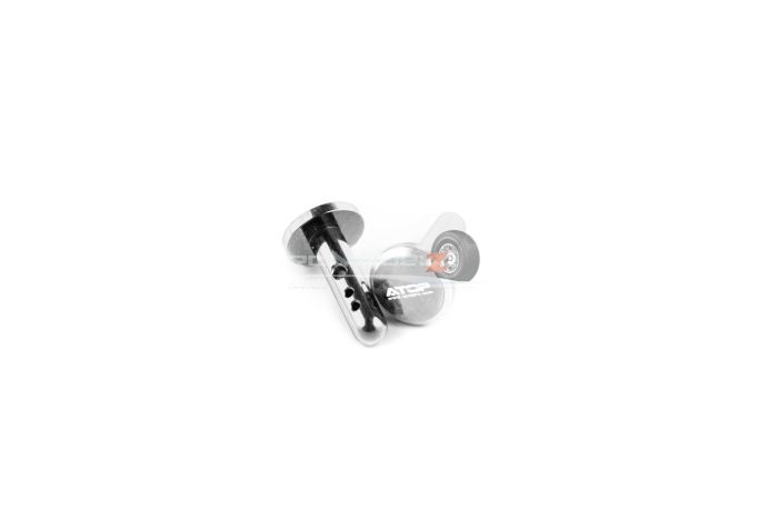 Atop RC Alloy Rear Wing Pins Silver