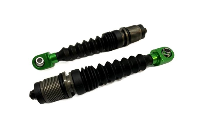 CNC 8mm Front Suspension Piston Pair - Green