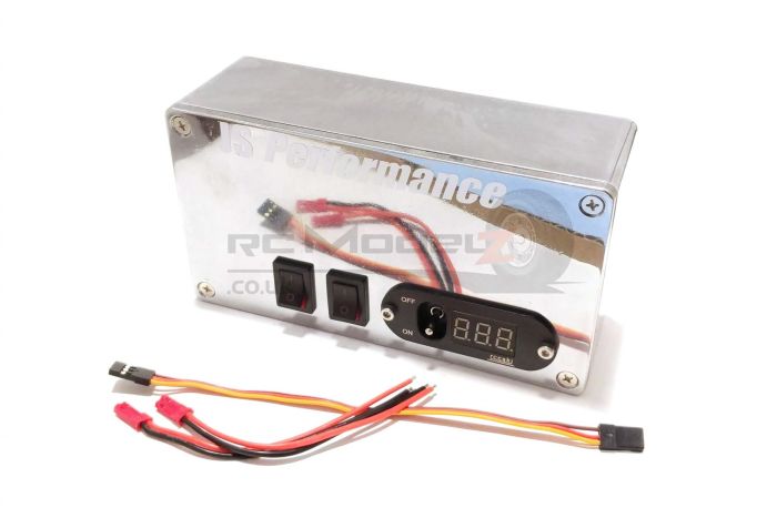 JS Performance 5ive-T Alloy Battery Box Silver