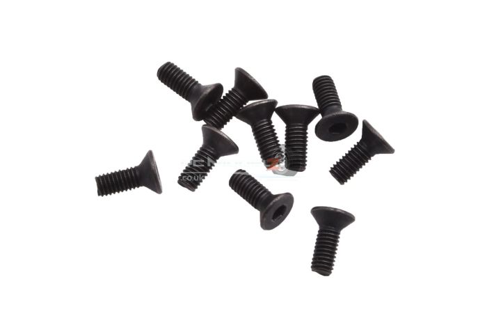 M3x8 Flat head screw black