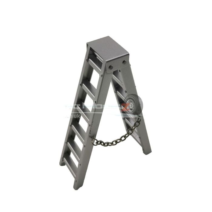 Scale Plastic Ladder - Silver (100mm)