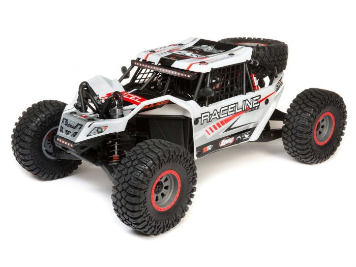 Super Rock Rey: 1/6 4WD Elec Rock Racer, ARTR White