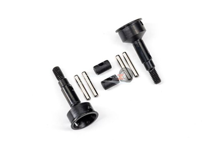 Traxxas Stub axle, front (2)/ cross pins (2)/ drive pins (4)