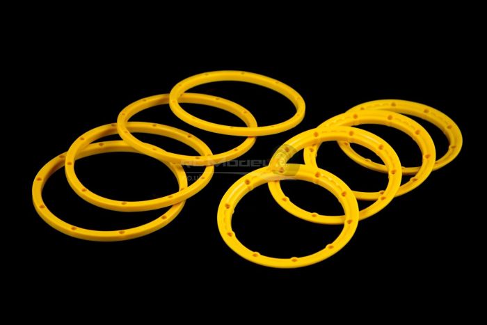 MadMax Upgrade Nylon Inner & Outer Beadlock Set - Yellow