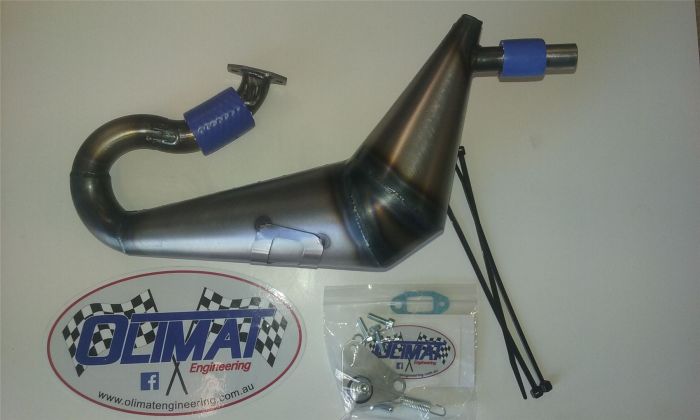 Olimat KV5 Un-Silenced Exhaust Pipe