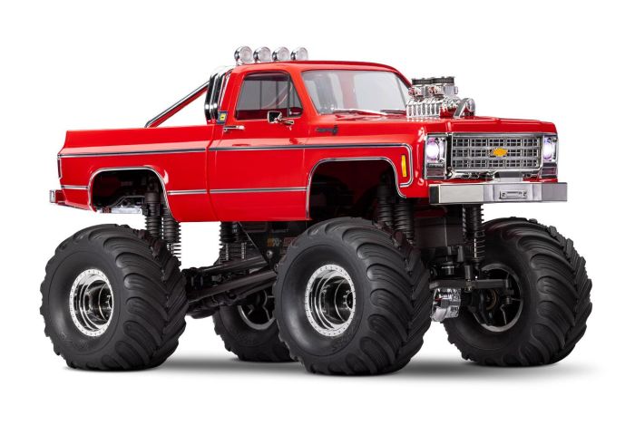 Traxxas TRX-4MT Chevrolet K10 1:18 4WD Electric Monster Truck - Red