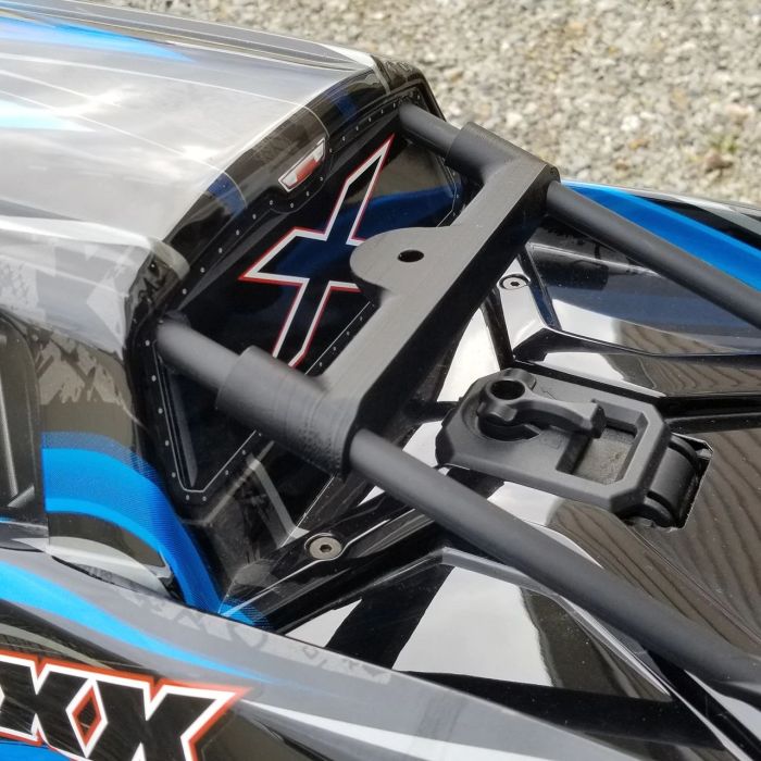 FullForce RC TRAXXAS X-MAXX 3D Printed GoPro Mount Black