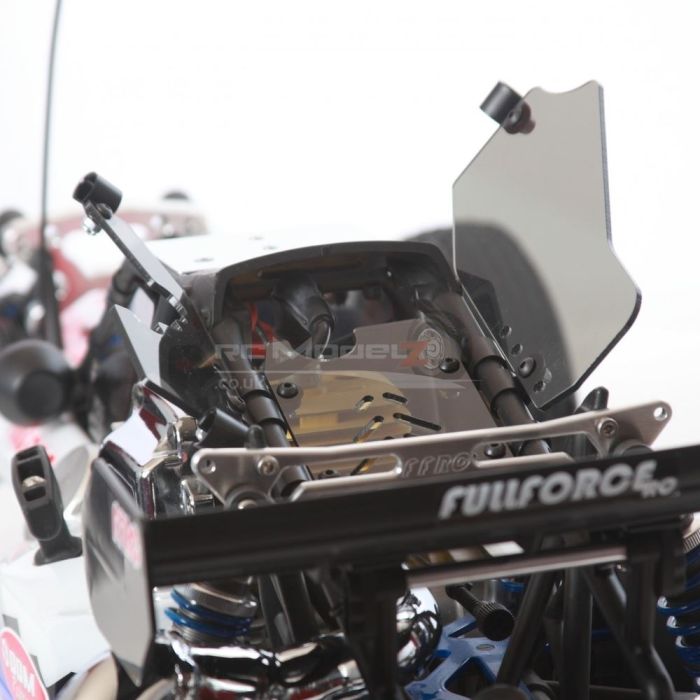 FullForce RC BAJA 5B 3PC Rear Window Set BLUE