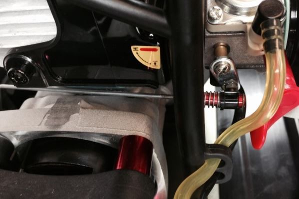 DDM Racing "Pro" Throttle Linkage for Losi DBXL Red