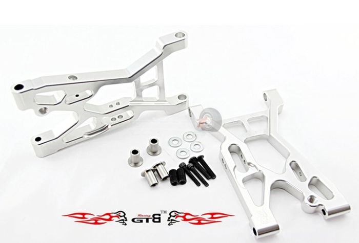 GTB Racing Alloy Front Suspension Arms - KM X2/LOSI 5T & 30DNT