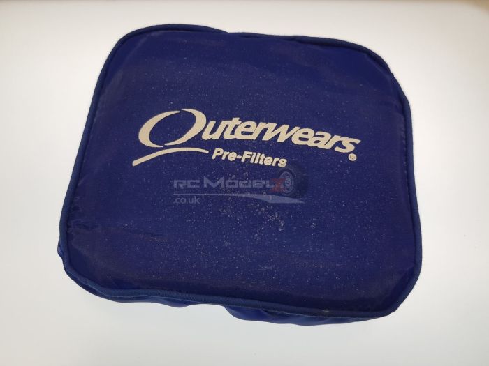 Outerwears Pre-Filter for Losi 5IVE-T, MTXL & Mini Cooper Blue