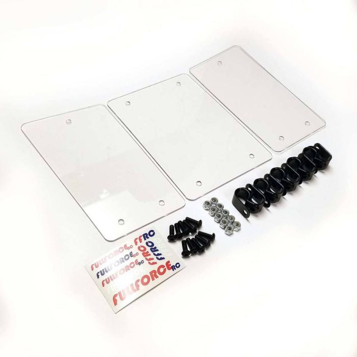FullForce RC Kraken Vekta.5 CLEAR POLY 3 PC Rear Panel Set