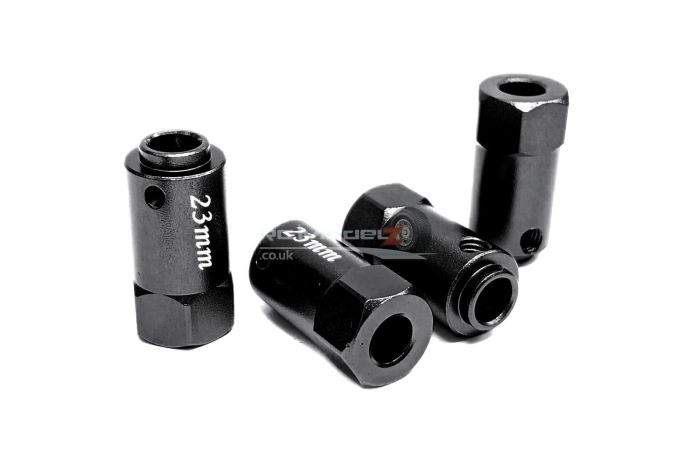MadMax Traxxas TRX-4 Wheel Hub Extenders +18mm - Black