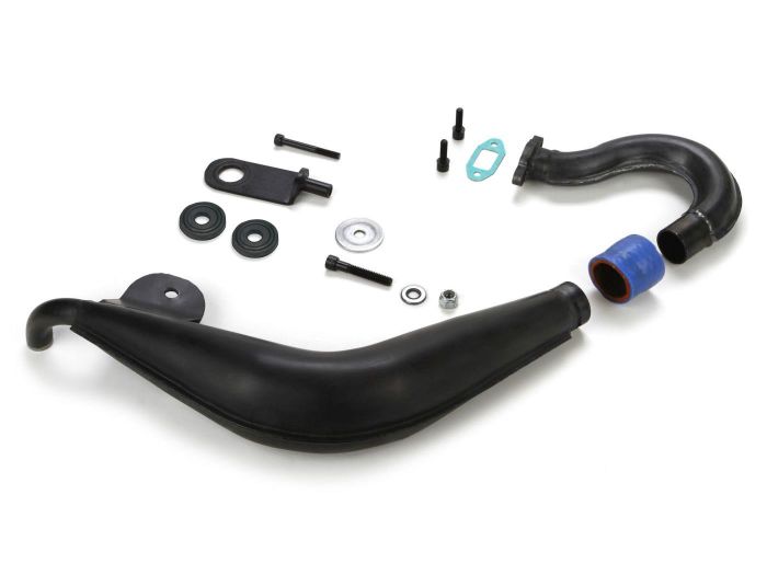 Losi Tuned Exhaust Pipe, 23-30cc Gas Engines: 5IVE-T