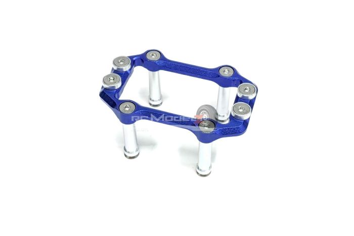MadMax Arrma Kraton Alloy Steering Servo Mount - Blue