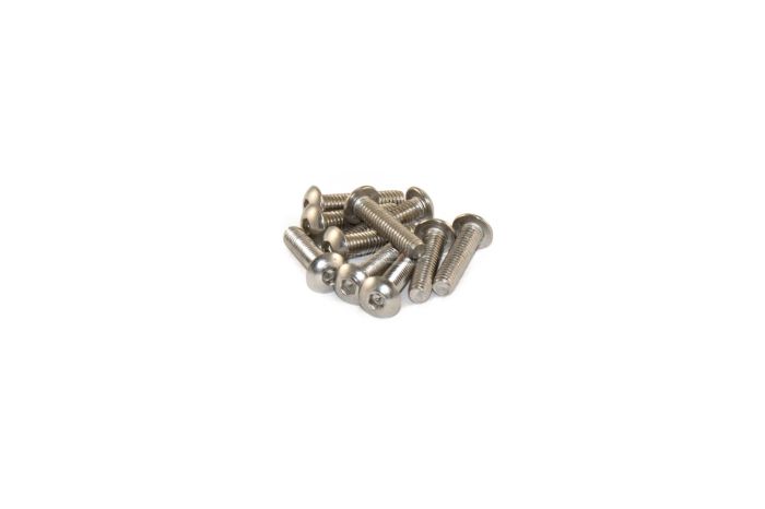 Button Head Screws M4x16mm Stainless (10pcs)