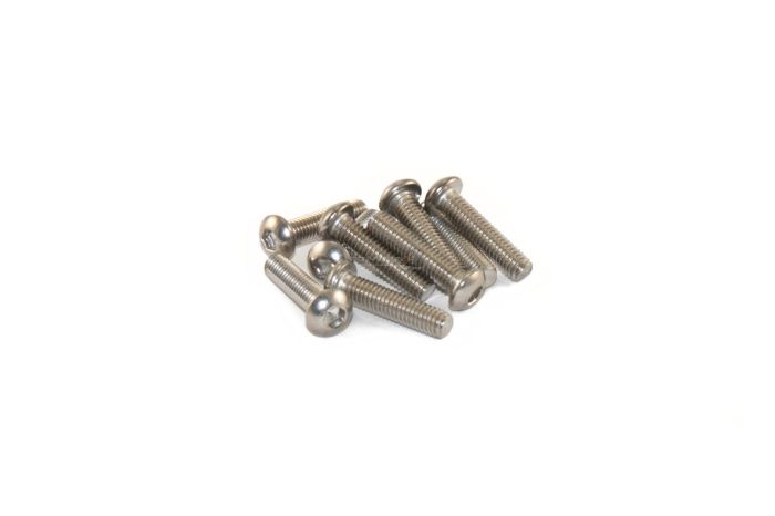 Button Head Screws M6x25mm Stainless (10pcs)