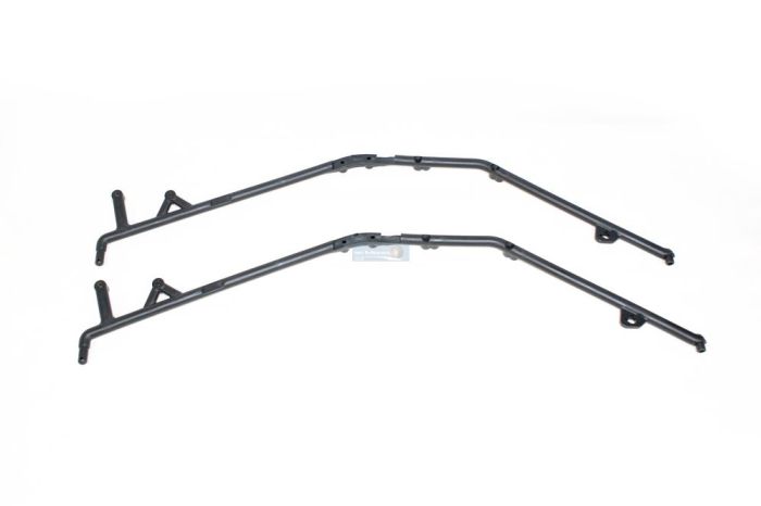 Baja Buggy RollCage Left and Right Side Bars - Black (2pc)
