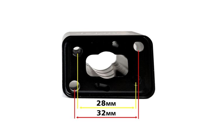 Team RCMZ 'Alloy' Angled Isolator Block for 32cc/34cc/36cc
