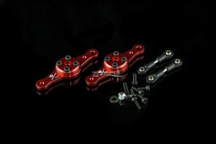 FID Racing Adjustable 15 Tooth Steering Servo Arm For Dual Servo Tray