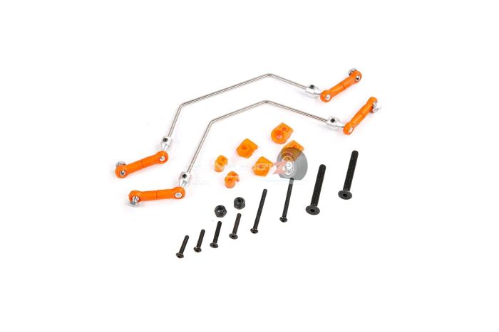 Baja Buggy/Truck Sway Bar - Complete Set Up - Orange