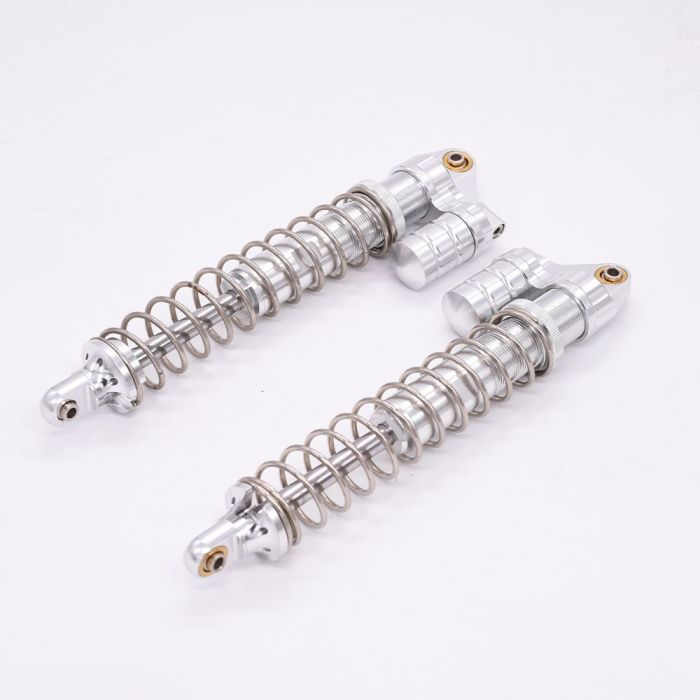 CNC 8mm Front Piggy Back Suspension Shock Pair