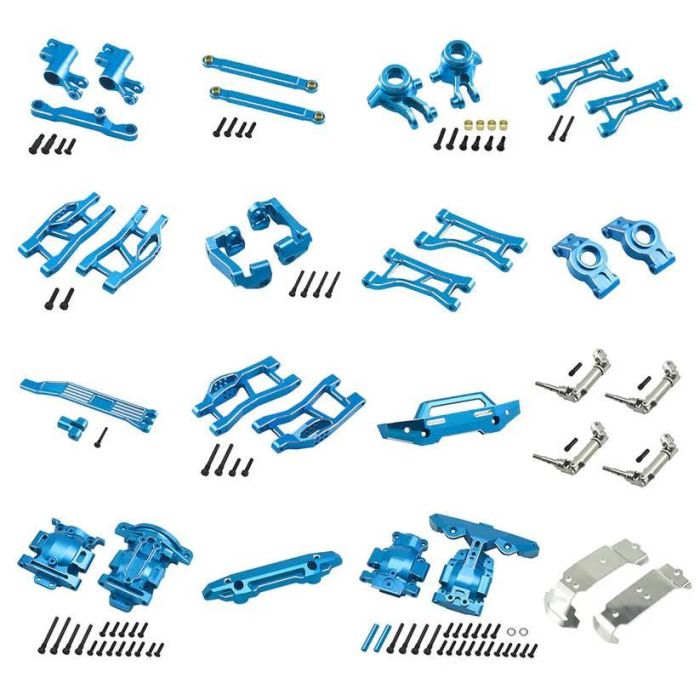 Hobby Details Alloy Upgrade Kit For TRX MINI MAXX BL-2s - Blue