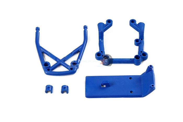 Baja Buggy Front Bumper & Rear Brace Bracket - Blue