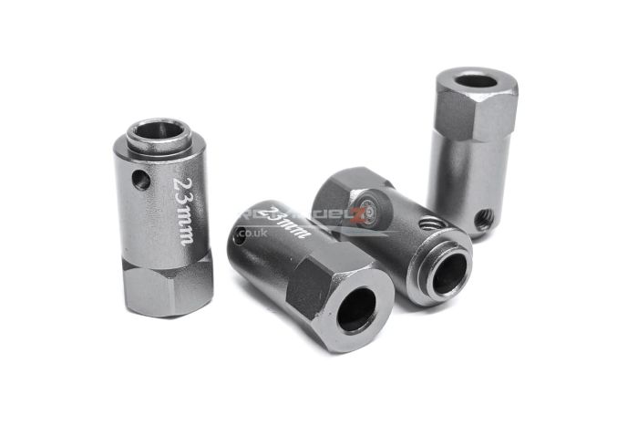 MadMax Traxxas TRX-4 Wheel Hub Extenders +18mm - Titanium