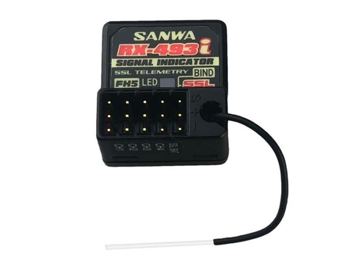 Sanwa Receiver RX-493i 4 chanels 2.4GHZ FH5 SXR Waterproof