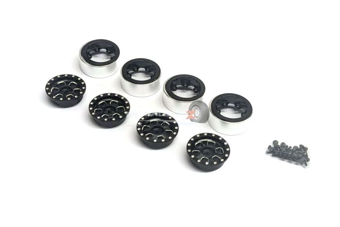 HDT CNC ALU. Beadlock Wheels for TRX4M 30X15mm