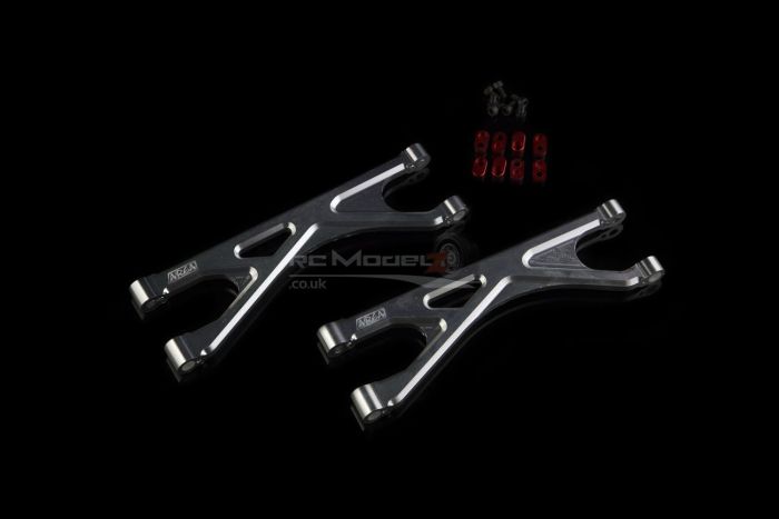 Area Rc X-Maxx Upper Suspension Arms - Silver