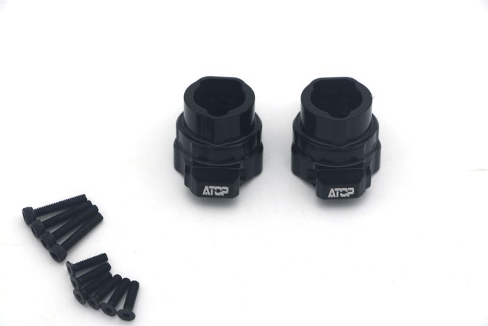 Atop RC Traxxas TRX4 Aluminium Caster Blocks (2) - Black