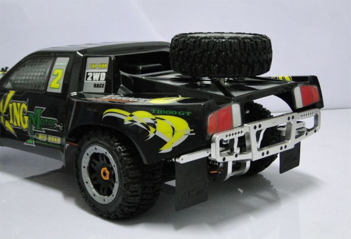 Alloy Spare Wheel Carrier Set, Baja 5T/T1000 - Silver