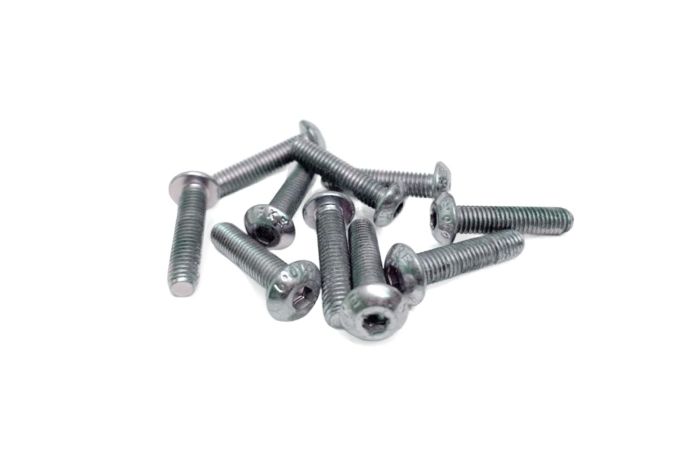 M5X19 Button Head Screws x 10 - Zinc