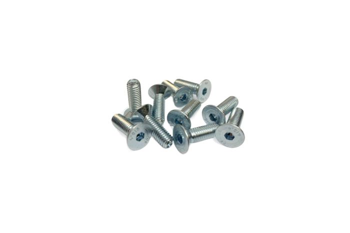Flat Head Screws M5x16mm Zinc (10pcs)