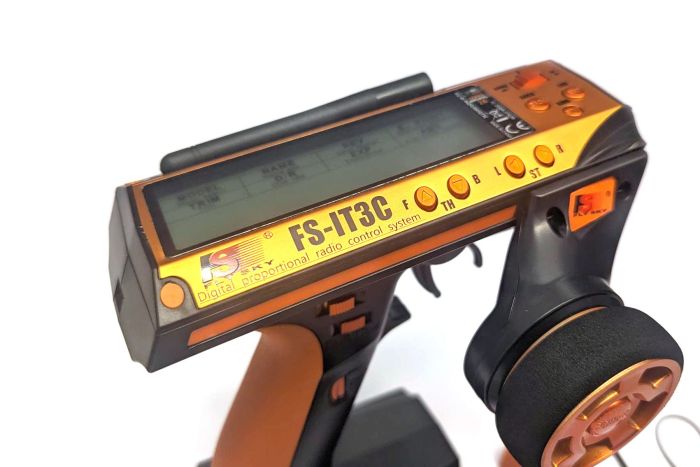 Flysky FS-IT3C AFHDS2A 2.4GHz 3CH Transmitter Orange