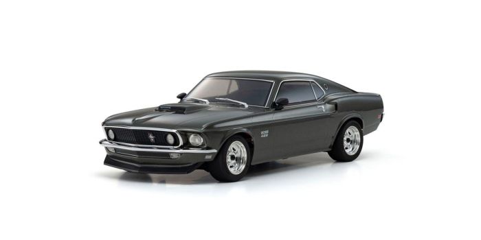 Kyosho Fazer FZ02 (L) Ford Mustang Boss 429 Black 1969 1:10 Full Set