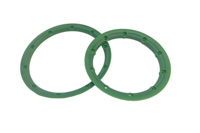 QL Racing Beadlock Green 1 Inner & 1 Outer