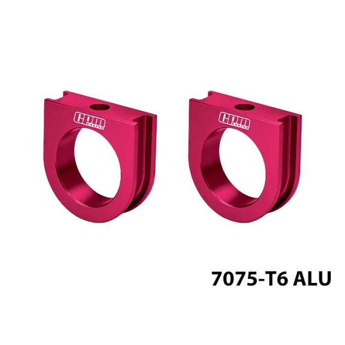 GPM Alloy 7075 Center Differential Bearing Carrier For LOSI 1/5 5IVE-TE 3.0 Red