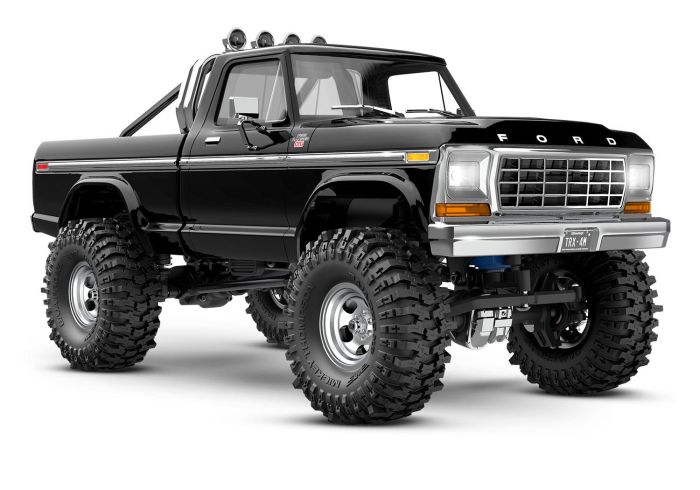 TRX-4M Ford 1979 F-150 High Trail Edition 1:18 4WD Electric Trail Crawler, Black