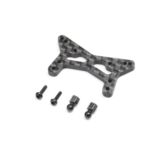 Losi Carbon Front Shock Tower: Micro-B/T