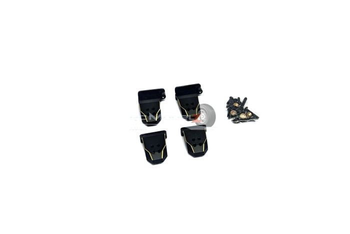 HDT Aluminum Shock Mounts Front & Rear for TRX4M