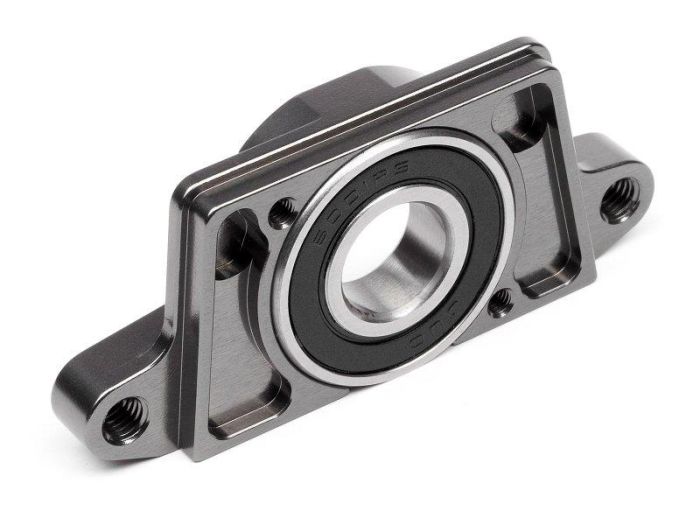 HPI HD Aluminum Spur Gear Mount (Gunmetal)