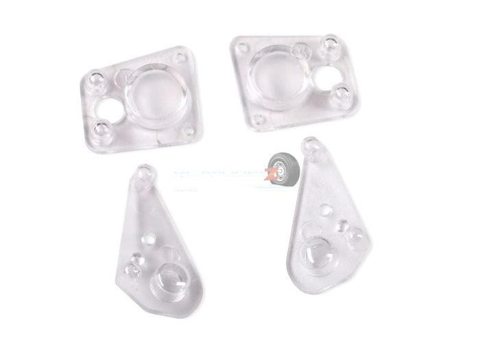 Traxxas Lenses, headlight (2), tail light (2) (fits #9710 body)