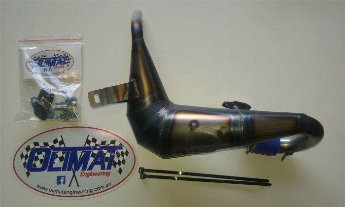 Olimat DBXL Un-Silenced Exhaust Pipe