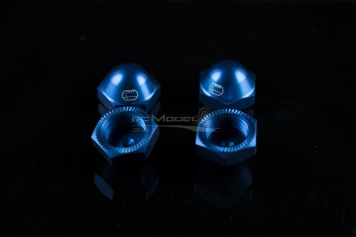 30 Degrees North Alloy Hub Nuts - Blue